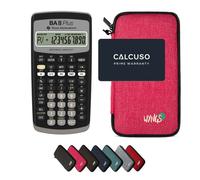 TI-BA II Plus avec Housse de Protection WYNGS incluse Rose - Calculatrice Financière - Pack de Base
