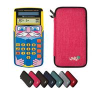TI-Little Professor avec Housse de Protection WYNGS incluse Rose - Entraîneur de Calcul Interactif - Pack de Base