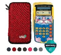 TI-Little Professor avec Housse de Protection WYNGS incluse Rouge - Entraîneur de Calcul Interactif - Pack de Base