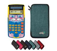 TI-Little Professor avec Housse de Protection WYNGS incluse Turquoise - Entraîneur de Calcul Interactif - Pack de Base