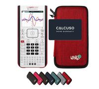 TI-Nspire CX II-T avec Housse de Protection WYNGS incluse Rouge - Calculatrice Graphique - Pack de Base