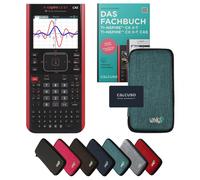 TI-Nspire CX II-T CAS avec housse de protection Turquoise et manuel (160 pages, 17x24cm) - Calculatrice graphique - Smart Set