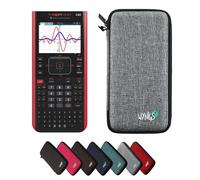 TI-Nspire CX II-T CAS avec Housse de Protection WYNGS incluse Gris Clair - Calculatrice Graphique - Pack de Base