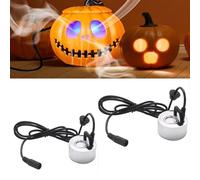 Tiamu 2 Set Vaporisateur à ultrasons pour Brumisateur, Humidificateur de, Mist Maker, Industriel Incubateur 24V NéBuliseur Atomiseur Brumisateur pour Halloween, NoëL (Prise européenne)