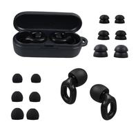 TIANCEWAN Bouchons d'Oreilles Anti Bruit - 26dB Bruit Dämpfung Bouchons d'Oreilles Pour Dormir Bouchon d'Oreille Concert avec 7 Garnitures, Adapté à Sport et Bureau（ Tailles S/M/L ）