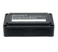 Tiardey Bloc de Distribution électrique de Conception de Module Robuste 300A de avec Le Bloc de jonction de Batterie de borne de Goujons 4X M8 12V - 48V DC pour l'énergie Marine de Voiture Solaire