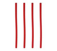 Tiardey Lot de 4 protecteurs d'étagères de Four en Silicone, Bande d'isolation Thermique pour Bords de grilles de Four recouverts de protecteurs rembourrés