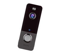 Tiardey Sonnette vidéo avec caméra, Sonnette vidéo sans Fil HD avec Sonnerie, Sonnette Intelligente avec Batterie, Vision Nocturne, Judas électronique à Distance