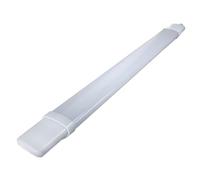 TIBELEC 303310 Réglette LED Extérieure Double, Plastique, 37 W, Gris, 1119 x 86 x 68 mm