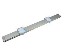Tibelec 312140 Lampe LED avec Deux Spots Réglables avec Interrupteur Tactile Aluminium 7,5 W Aluminium Brossé 42 X 25 X 560 mm