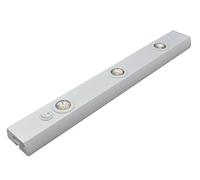 Tibelec 315310 Luminaire sous Meuble 3 LED avec Interrupteur Blanc Plastique