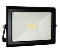 TIBELEC 349320 Projecteur Noir LED extra plat 20W 1660 lumens-non câblé garantie 5 ans, Aluminium, 20 W, 48 x 190 x 130 mm