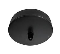 TIBELEC 723420 Pavillon luminaire, Métal, Noir