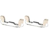 Tibelec 853110 Douille Halogene à étrier R7S Blanc, Métal/Stéatite, Unité (Lot de 2)