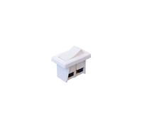 TIBELEC Interrupteur a bascule unipolaire blanc