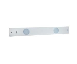 TIBELEC Réglette LED Blanc 7W, 600 lumens, 4000K, interrupteur infrarouge, bornier connexion intégré, garantie 5 ans