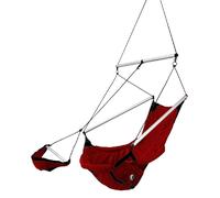 Ticket to the moon Moon Chair Chaise suspendue en soie de parachute rouge Chaise suspendue
