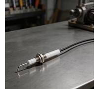 Tidevib Électrode d'allumage M10 x 1 pour cuisinière à gaz avec aiguille en céramique et câble de 30 cm pour barbecue, 5 pièces d'allumage de réparation