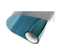 Tidevib Film de fenêtre unidirectionnel teinté réfléchissant la chaleur pour fenêtre - Protection UV - Effet miroir argenté pour la maison et le bureau - 40 x 200 cm (bleu clair 50 x 200 cm)