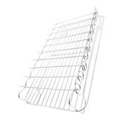 Tidevib Grille de cuisson extérieure double couche en acier inoxydable pour la cuisson dans le jardin