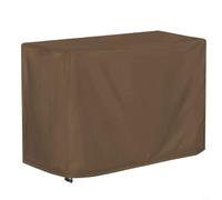 Tidevib Housse de chariot d'extérieur imperméable pour modèles Royal Gourmet, fermeture éclair fendue pour accès, 40 x 24 x 31 (café)