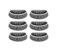Tidevib Lot de 6 serpillères réutilisables pour Swiffer, chiffons en microfibre lavables pour nettoyage humide et sec sur sols en bois dur et carrelage