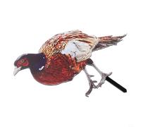 Tidevib Ornements de jardin en forme de poule, piquets de pelouse en acrylique pour pots de fleurs en plein air, art de jardin double face (B)