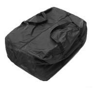 Tidevib Sac de transport pour barbecue extérieur 74 x 57 x 43 cm en polyester Oxford noir pour Weber