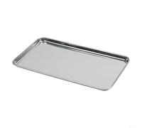 Tidgel Barquette Cuisson Grande Taille Stockage Alimentaire Barquette(M) | Acier inoxydable 201, fond plat stable, couvercle inclus, format XL profond, pour idéal BBQ extérieur