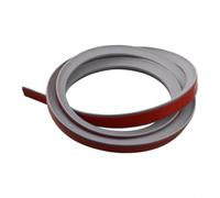 Tidgel Barre de Seuil Douche Silicone Étanche 100cm(Black 30cm) | Étanchéité totale, silicone , installation rapide, couleur gris, longueur 100cm idéale