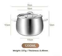 Tidgel Bidon Huile Acier Inoxydable 316L 1.7L Double Anse(1.2L) | Acier 316L résistant, double anse ergonomique, 1.7L grande capacité, pour idéal stockage huile olive