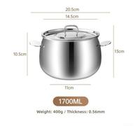 Tidgel Bidon Huile Acier Inoxydable 316L 1.7L Double Anse(1.7L) | Acier 316L résistant, double anse ergonomique, 1.7L grande capacité, pour idéal stockage huile olive