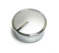 Tidgel Bouton de brûleur W10437088 pour WPW10437088 3020323, bouton de commande en acier inoxydable argenté avec marquages transparents, pièce de rechange