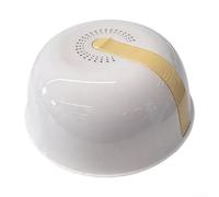 Tidgel Cloche alimentaire ventilée pour micro-ondes avec poignée d'aération | Plastique résistant à la chaleur, empêche la fonte, 26 cm de diamètre, s'adapte aux plaques standard