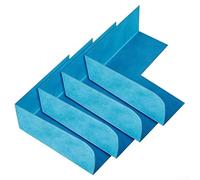 Tidgel Coins d'Étanchéité Douche PE 4/10pcs Anti-Fuite(4pc Inside) | Polyéthylène pour haute densité, tissu fixé deux faces, empêche infiltrations, salles d'eau, vapeur