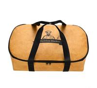 Tidgel Couverture de barbecue pour reposer la viande, extra large avec isolation étanche à 6 couches et fermeture éclair intégrale pour poitrine de porc juteuse (marron)