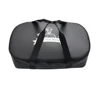 Tidgel Couverture de barbecue pour reposer la viande, extra large avec isolation étanche à 6 couches et fermeture éclair intégrale pour poitrine de porc juteuse (noir)