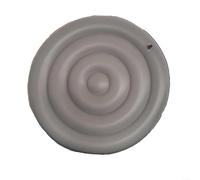 Tidgel Couverture de Piscine Gonflable Ronde, Couvercle en PVC Résistant aux UV pour Spas de 145 cm & 165 cm, Isolation Écoénergétique, Gris (145 cm sans h)