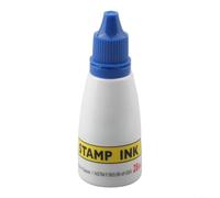 Tidgel Flacon d'encre auto-encreur 25 cc Formule à base d'eau Rouge | Formule à base d'eau, couleur noire éclatante, débit fluide, volume de 25 cc, s'adapte à la plupart des tampons auto-encreurs