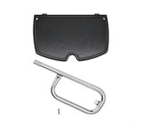 Tidgel Gril en Fonte et Tube Brûleur pour For pour weber Q100 Q1200, 6558 60040, Cuisson Uniforme