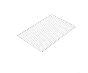 Tidgel Grille de Barbecue en Maille Plate 48x30cm, pour accessoire BBQ Réutilisable en Métal pour Cuisson Extérieure Camping Pique-nique(40x26cm)