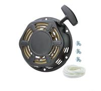 Tidgel Kit de démarrage à tirette pour Honda, GX160, GX200, GX390 168F-190F, kit de démarrage à recul, avec corde et vis pour générateurs, pompes et compresseurs (168F/170F)
