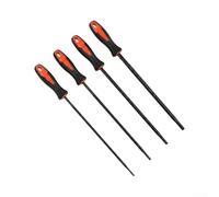 Tidgel Kit Limes Tronçonneuse Acier 4pcs 3.2-5.5mm | TPR ergonomique, pour prise pour en main sûre, réduit fatigue, contrôle pour précis milieu humide gras