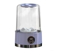 Tidgel Mini machine à laver portable pour sous-vêtements et chaussettes, appareil à linge compact sans fil rechargeable pour dortoir, voyage, appartement (violet)