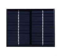 Tidgel Panneau solaire 1,5 W 12 V pour projets de bricolage, cellule polycristalline haute efficacité avec câble de 15 cm, chargeur compact de 115 x 90 mm pour jouets et lumières