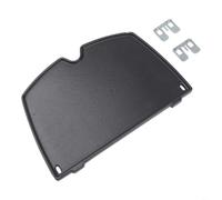 Tidgel Plaque Fonte Noire pour Weber Q1000 Q1200 Q1400 Gril | Fonte massive, diffusion chaleur uniforme, compatible Q1000 Q1200 Q1400, pour surface large 12.6x8.6 pouces
