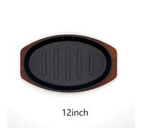 Tidgel Poêle Grill Ovale en Fonte 27cm pour Induction(L) | Compatible four, barbecue, braise, pour gaz, vitrocéramique, usage pour polyvalent cuisine et extérieur