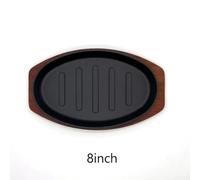 Tidgel Poêle Grill Ovale en Fonte 27cm pour Induction(S) | Compatible four, barbecue, braise, pour gaz, vitrocéramique, usage pour polyvalent cuisine et extérieur