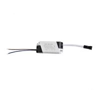 Tidgel pour pilote LED Courant Constant 3W-24W AC85-265V pour Plafonnier Panneau Downlight Boîtier Plastique Protection Court-Circuit(8-12W)