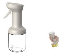 Tidgel Pulvérisateur d'Huile 280ml Verre Anti-Gouttes Air Fryer(450ml-white)